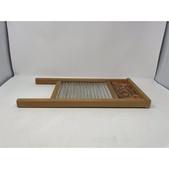 Vintage Dubl Handi Washboard Co Columbus Ohio Wash Board 18" X 8 5/8" Primitive - Picture 7 of 10
